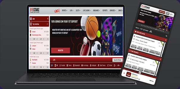 888STARZ mobile and PC. 