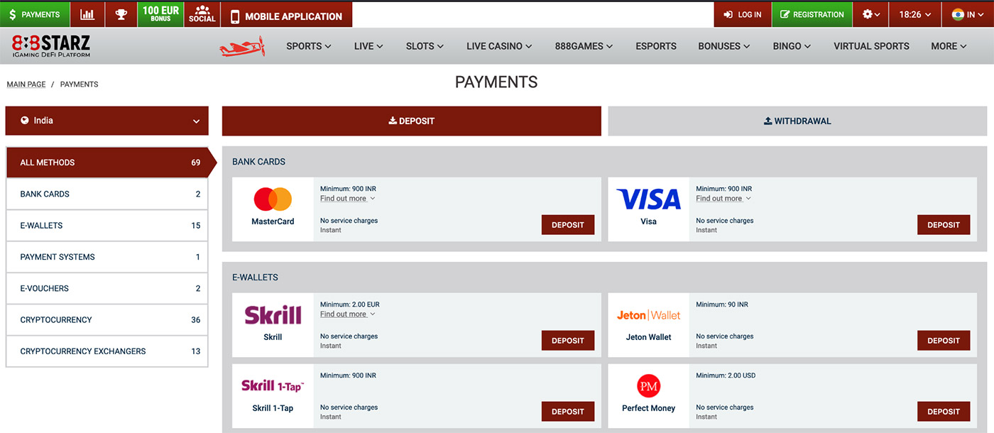 How to make a deposit. 