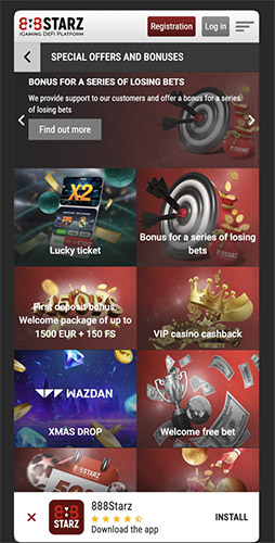 Bonuses for gamblers. 