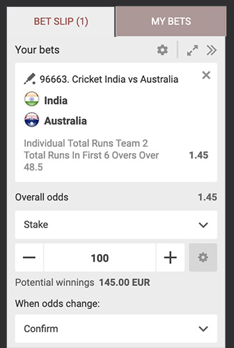 How to bet on betting. 